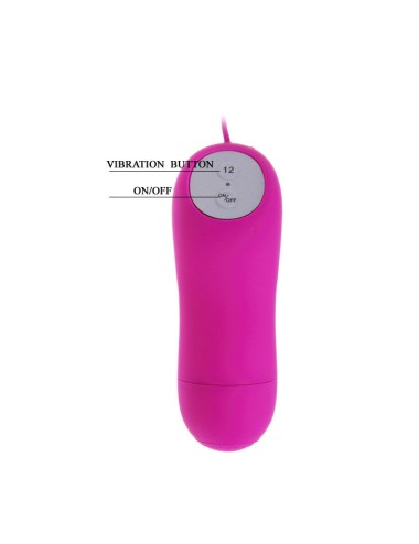 BAILE - VIBRADOR ESTIMULADOR DE BORBOLETA SECRETO PRETTY LOVE 12V