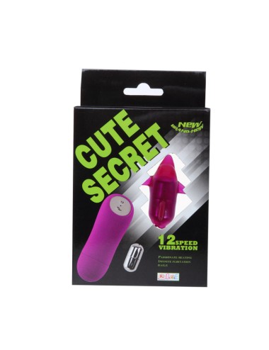 BAILE - VIBRADOR ESTIMULADOR DE BORBOLETA SECRETO PRETTY LOVE 12V