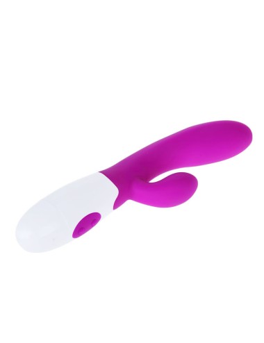 PRETTY LOVE - VIBRADOR ALVIS COM ESTIMULADOR DE CLITÓRIS