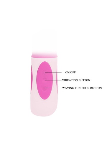 BAILE - PRETTY BUNNY TRIPLO VIBRADOR ROTADOR