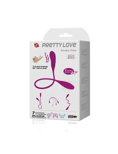 PRETTY LOVE - SMART VIBRADOR SNAKY VIBE 7 V + 3 CÓCEGAS