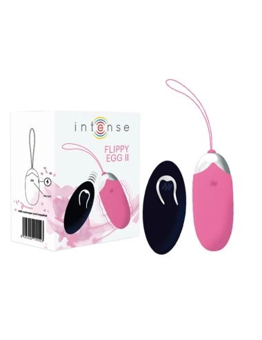 OVO VIBRANTE INTENSO FLIPPY II COM CONTROLE REMOTO ROSA