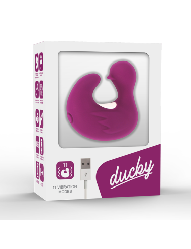 COVERME - DEDAL DE PATO ESTIMULANTE DE SILICONE RECARREGÁVEL DUCKYMANIA