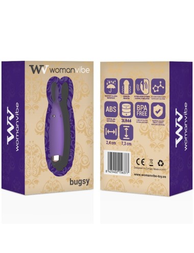 WOMANVIBE - ESTIMULADOR DE SILICONE BUGSY