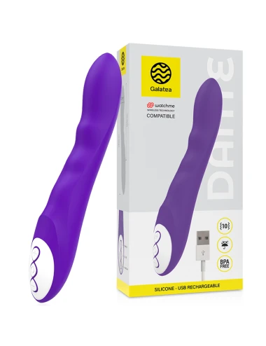 VIBRADOR GALATEA DANTE LILAC COMPATÍVEL COM TECNOLOGIA SEM FIO WATCHME