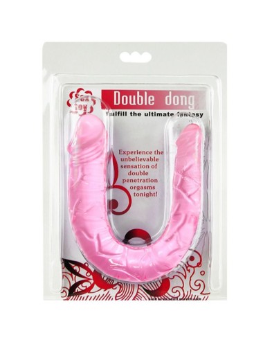 BAILE - DUPLO DONG DILDO ROSA DUPLO
