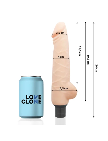 LOVECLONE HARALD AUTO-LUBRIFICAÇÃO VIBRADOR 24CM