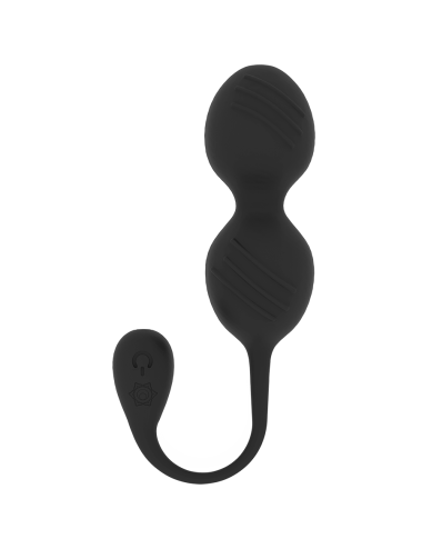 RITHUAL - BOLAS DE KEGEL VIBRATÓRIAS RECARREGVEIS NISHA PRETAS
