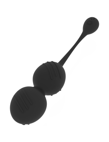 RITHUAL - BOLAS DE KEGEL VIBRATÓRIAS RECARREGVEIS NISHA PRETAS