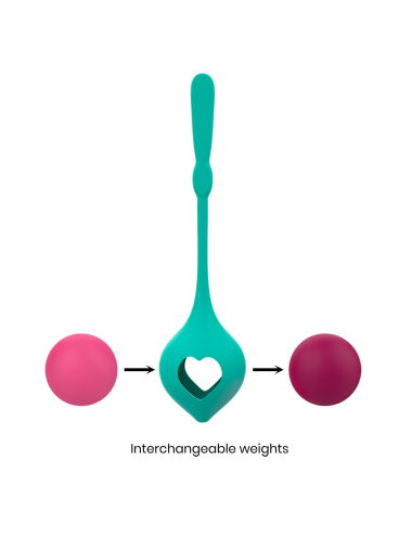 RITHUAL - CONJUNTO DE TREINAMENTO PÉLVICO DEVA AQUA GREEN