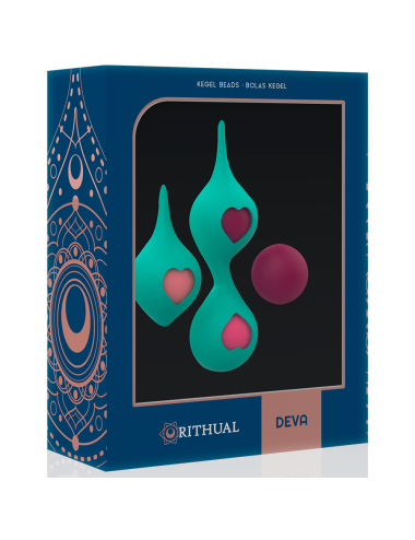 RITHUAL - CONJUNTO DE TREINAMENTO PÉLVICO DEVA AQUA GREEN