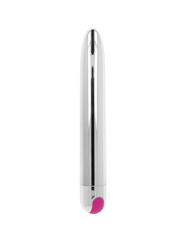OHMAMA VIBRADOR SILVER RECARGABLE 10 MODOS 18.5 CM