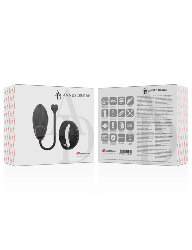 ANNE'S DESIRE - EGG TECNOLOGIA DE CONTROLE REMOTO WATCHME PRETO