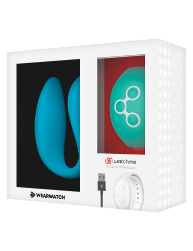 WEARWATCH - VIBRADOR WATCHME DE TECNOLOGIA DUPLA INDIGO/ÁGUA DO MAR