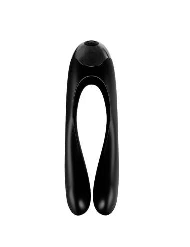 SATISFYER - VIBRADOR DE DEDO CANDY CANE PRETO
