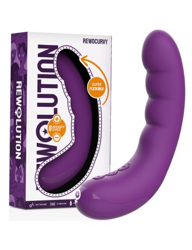 REWOLUTION - VIBRADOR FLEXÍVEL RECARREGVEL REWOCURVY