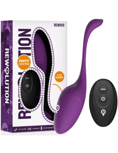 REWOLUTION - CONTROLE REMOTO DO VIBRADOR DE OVO REWOVO