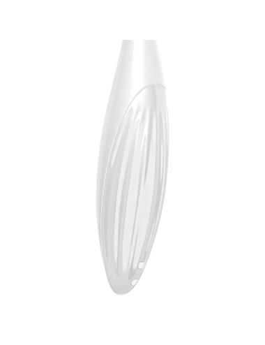 SATISFYER - VIBRADOR TWIRLING JOY CLIT TIP BRANCO