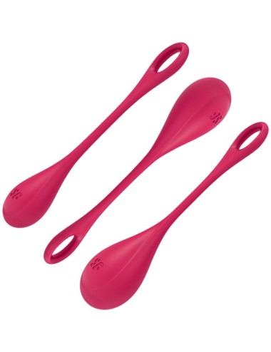 CONJUNTO DE TREINAMENTO SATISFYER YONI POWER 1 - VERMELHO