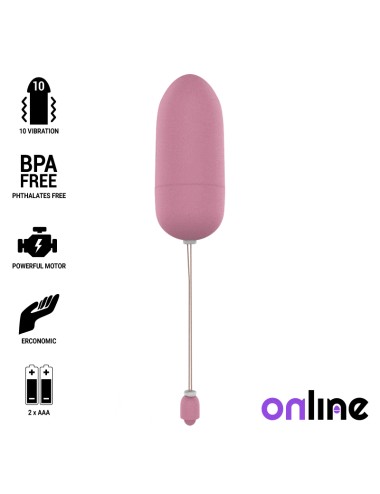 OVO VIBRANTE À PROVA DE ÁGUA ONLINE - ROSA