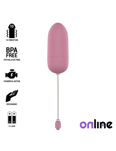 OVO VIBRANTE À PROVA DE ÁGUA ONLINE - ROSA