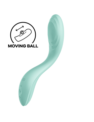 VIBRADOR DE PONTO G DE PRAZER RRROLLING SATISFYER - VERDE