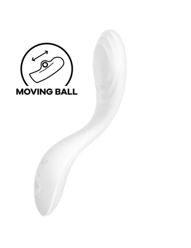 VIBRADOR DE PONTO G DE PRAZER SATISFYER RROLLING - BRANCO