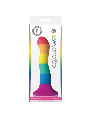 ORGULHO - BANDEIRA LGBT ONDA DILDO 17 CM