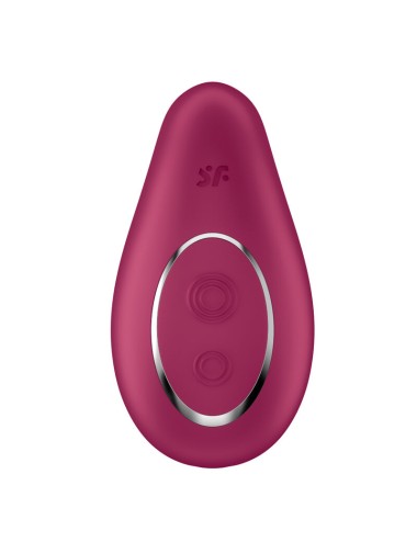 VIBRADOR DE LAY-ON SATISFYER DIPPING DELIGHT - VERMELHO