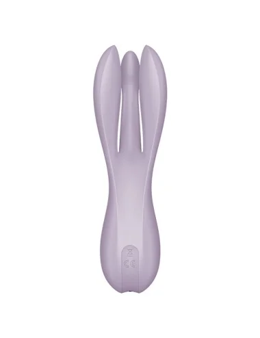 SATISFYER - VIBRADOR THREESOME 2 VIOLETA