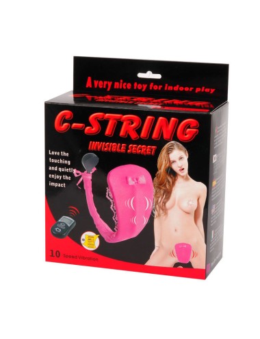 BAILE - TANGA COM VIBRADOR COM CONTROLE REMOTO LILS