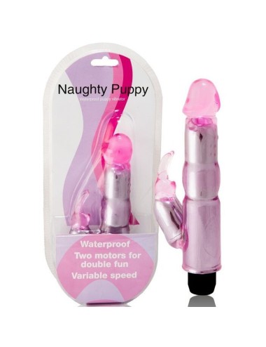 BAILE - VIBRADOR COM ESTIMULADOR ROSA AJUSTVEL