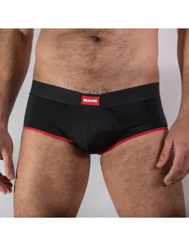 MACHO MS24A SLIP BREVE VERMELHO ESCURO XL