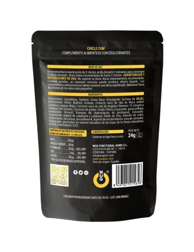 WUG SEX SENSE - CUM EJACULATION AUMENTA GOMA E SÊMEN SABOR BANANA 10 UNIDADES
