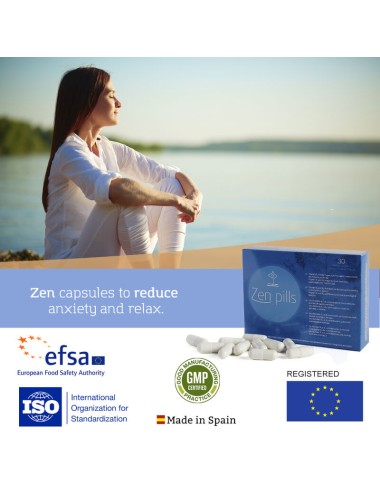 500 COSMETICS - ZEN PILLS CÁPSULAS PARA REDUZIR A ANSIEDADE