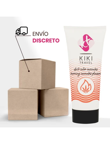 KIKÍ TRAVEL - CANNABIS LUBRIFICANTE DE EFEITO QUENTE 50 ML