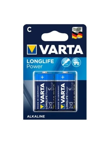 VARTA LONGLIFE POTÊNCIA ALCALINA BATERIA C LR14 2 UNIDADE