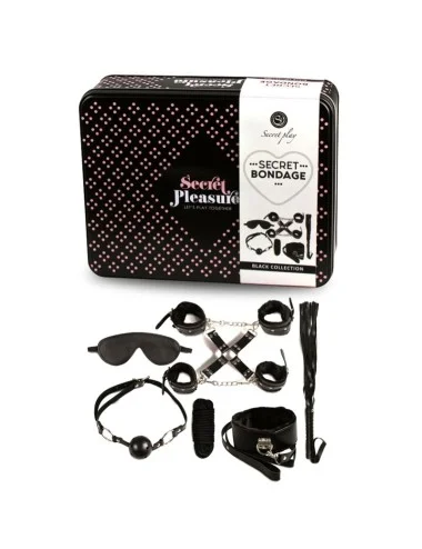SECRETPLAY - BDSM SET 8 PCS BLACK