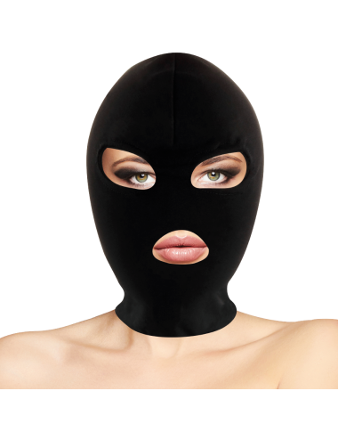 DARKNESS - MSCARA DE SUBMISSO DE BDSM BOCA E OLHOS PRETA