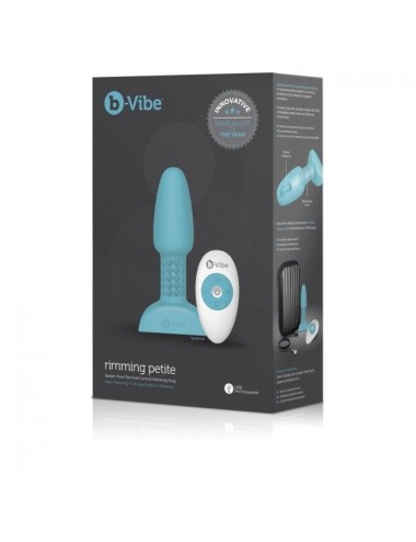 B-VIBE - RIMMING CONTROLE REMOTO PLUG ANAL PETITE TEAL