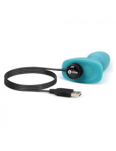 B-VIBE - RIMMING CONTROLE REMOTO PLUG ANAL PETITE TEAL