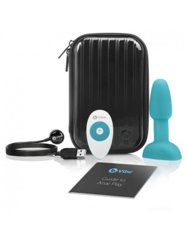 B-VIBE - RIMMING CONTROLE REMOTO PLUG ANAL PETITE TEAL