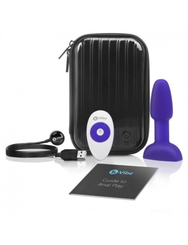 B-VIBE - RIMMING CONTROLE REMOTO PLUG ANAL PETITE LILAC