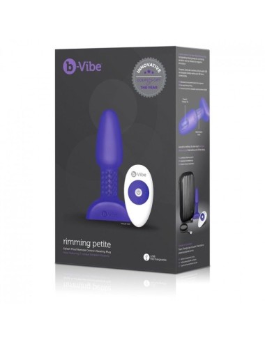 B-VIBE - RIMMING CONTROLE REMOTO PLUG ANAL PETITE LILAC