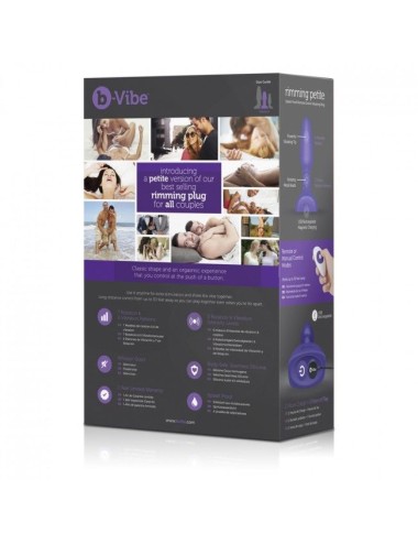B-VIBE - RIMMING CONTROLE REMOTO PLUG ANAL PETITE LILAC