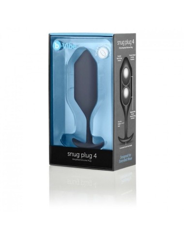 B-VIBE - PLUG ANAL SNUG 4 PRETO