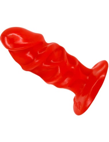 BAILE - PLUG ANAL UNISEXO COM VENTOSA VERMELHA