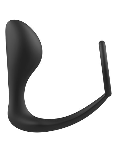 ADDICTED TOYS - PLUG ANAL COM ANEL DE SILICONE PRETO