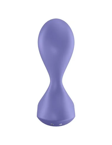 SATISFYER - PLUGUE VIBRATÓRIO SWEET SEAL APP VIOLETA