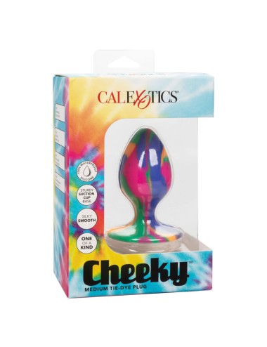 CALEX CHEEKY MÉDIO TIE-DYE PLUG ANAL